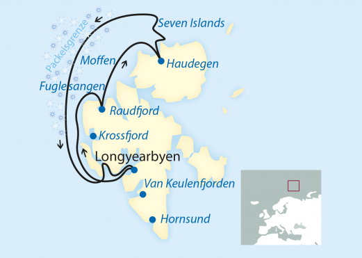 reise verlauf spitzbergen reise verlauf spitzbergen